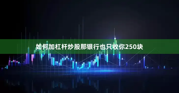 如何加杠杆炒股那银行也只收你250块